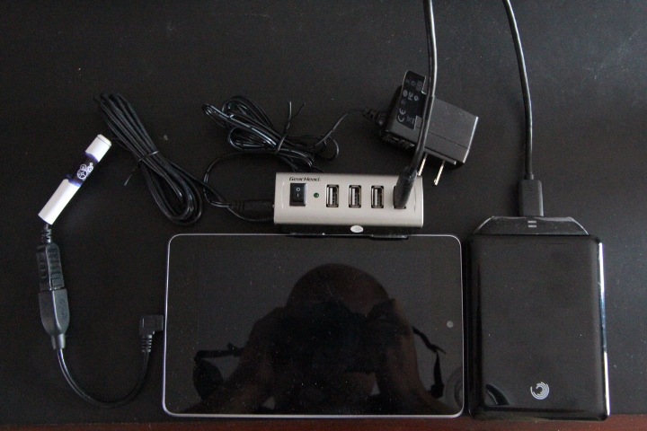 Nexus 7 w/USB Hub